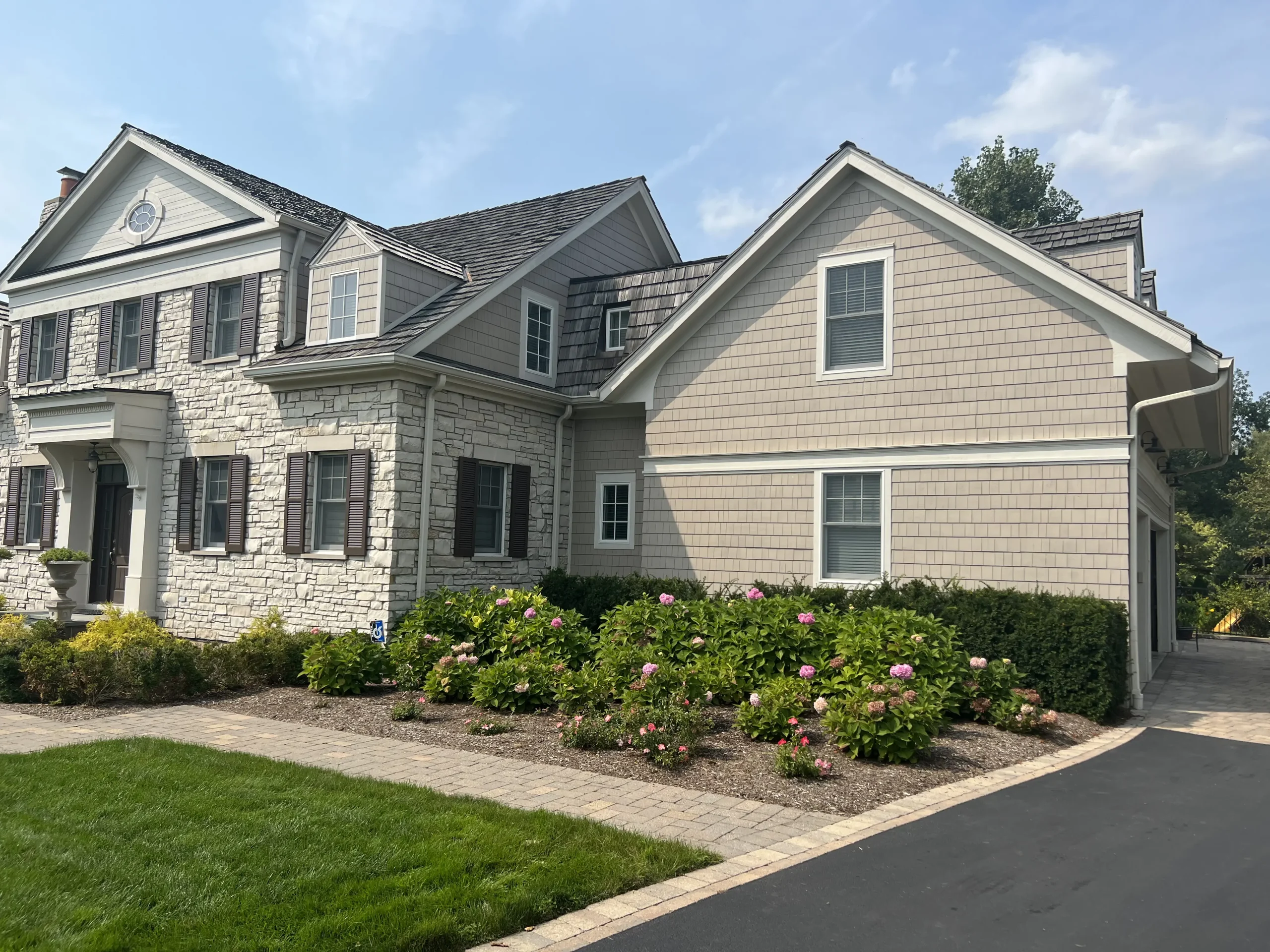 Cedar shake roofing installed by Royalty Roofing & Siding